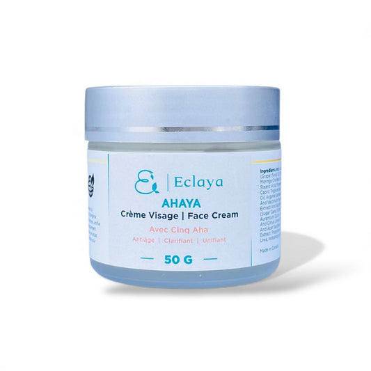 AHAYA — Crème Visage Éclat et Jeunesse