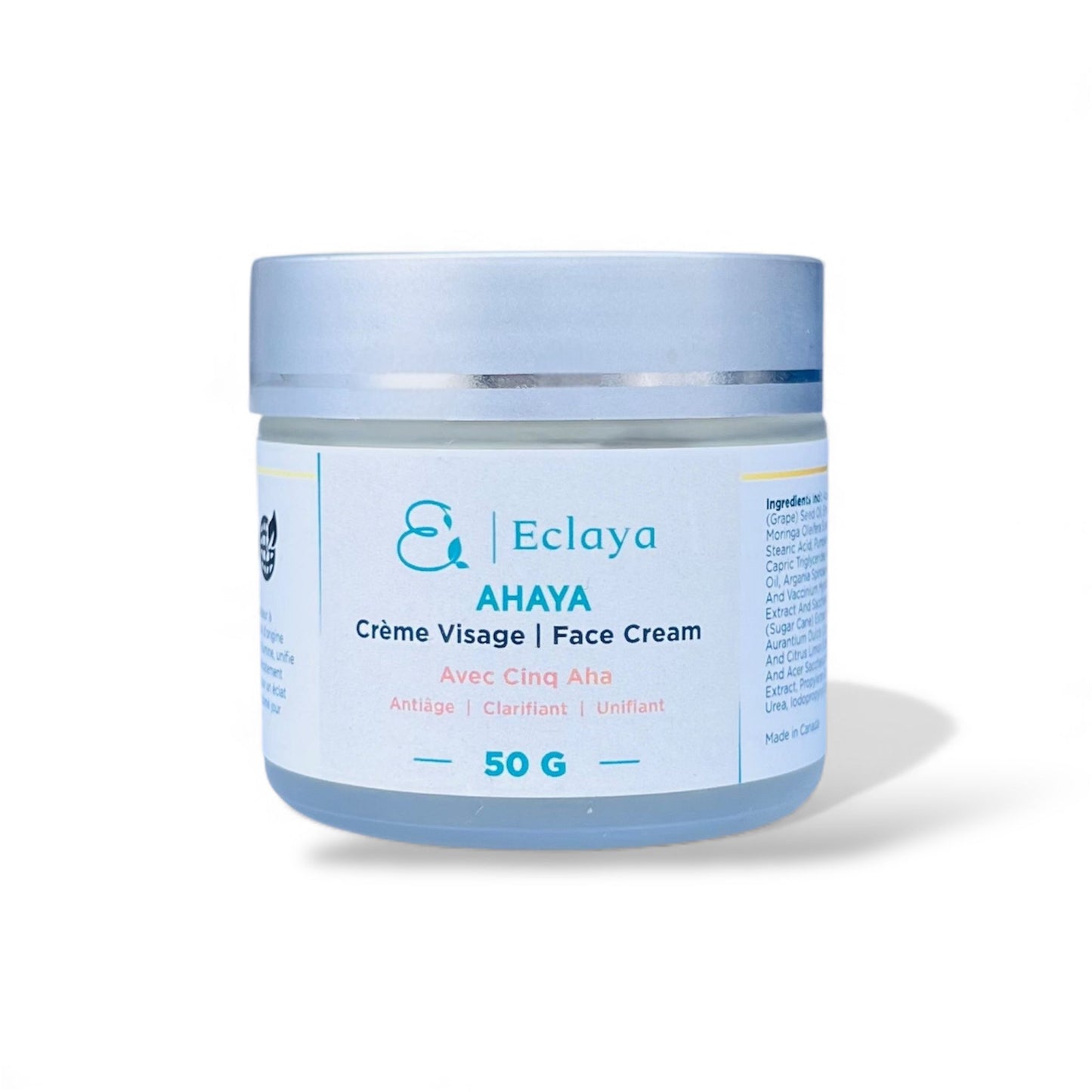 AHAYA-Crème Visage Éclat et Jeunesse